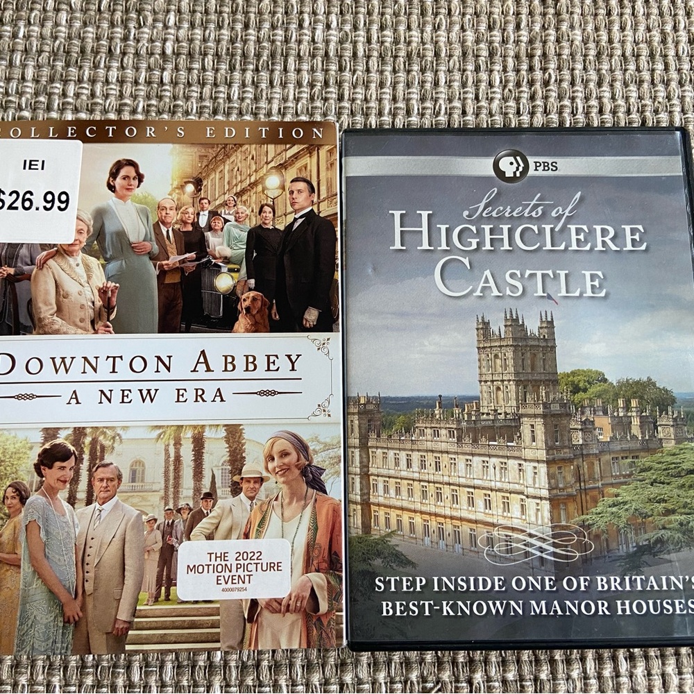 NWT$26.99 DVD Downtown Abbey (A New Era) + 1 DVD Secrets of HighClere Castle